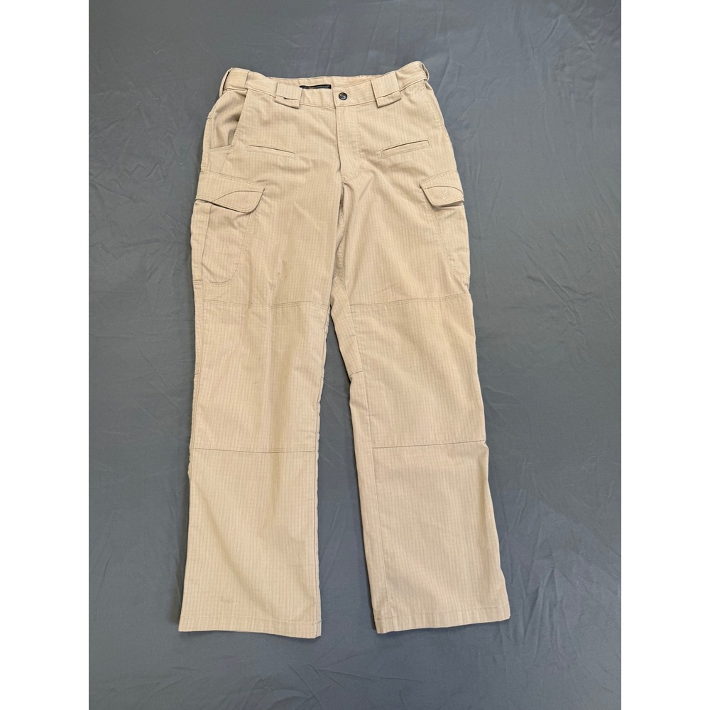 5.11 Tactical Mens 30x30 Khaki Ripstop Cargo Pants Tan Outdoor Work Trousers
